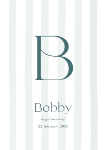 Staande enkele kaart