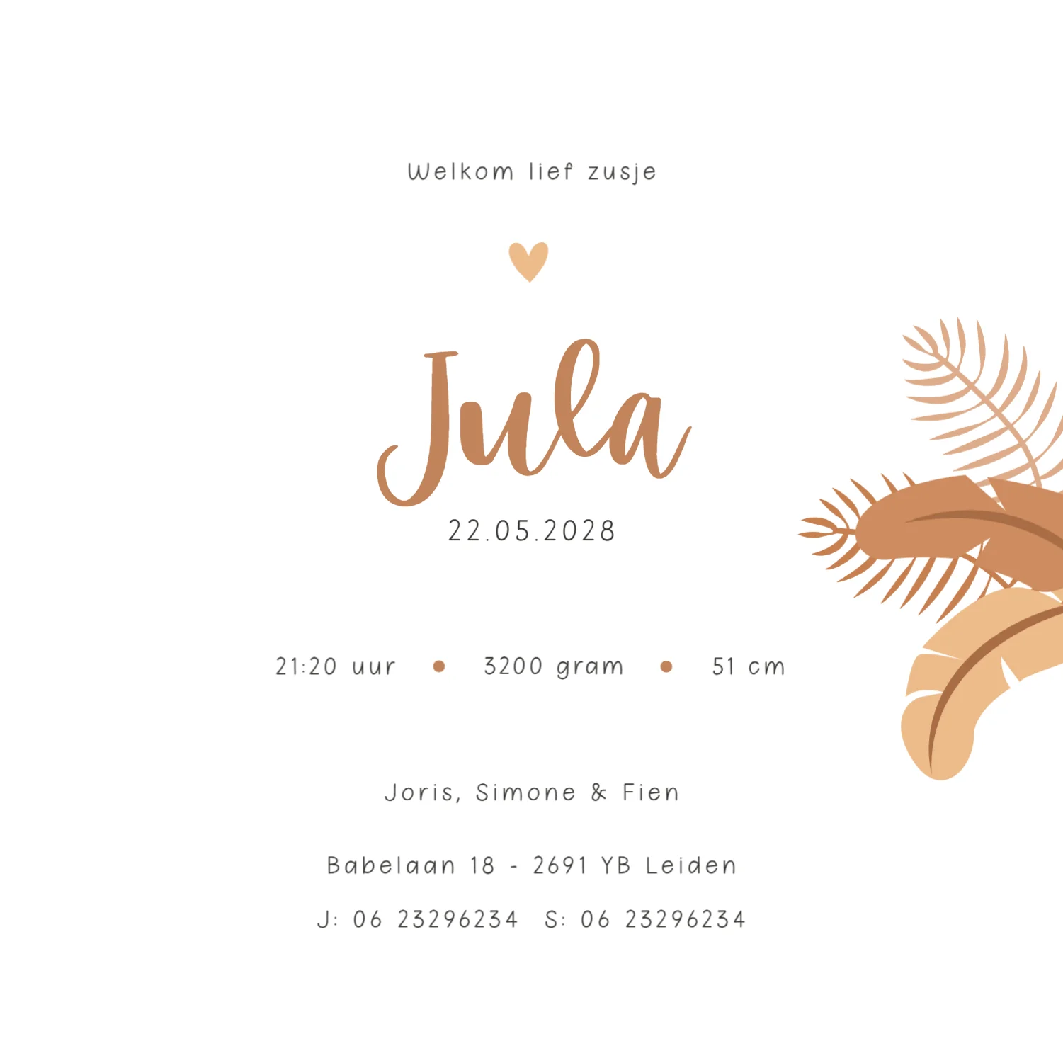 Silhouet zusjes binnenkant