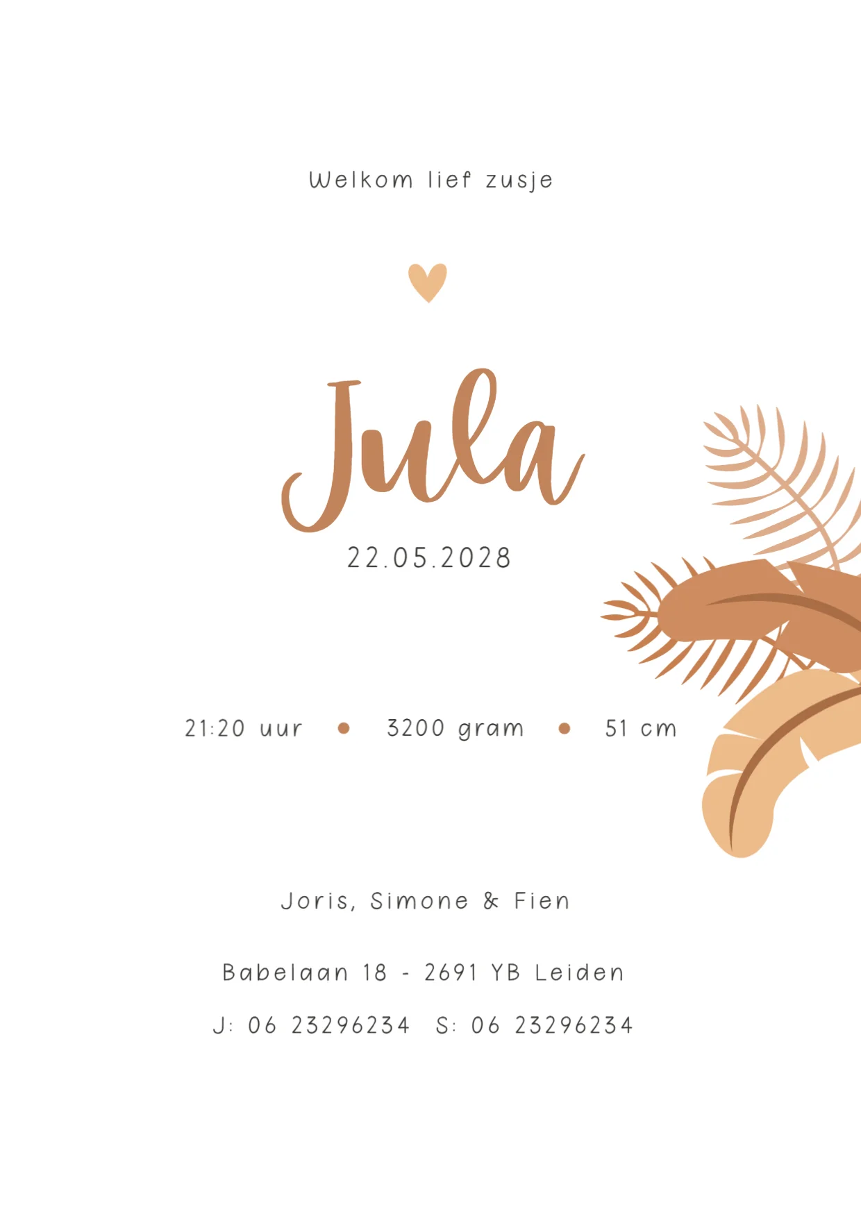 Silhouet zusjes binnenkant