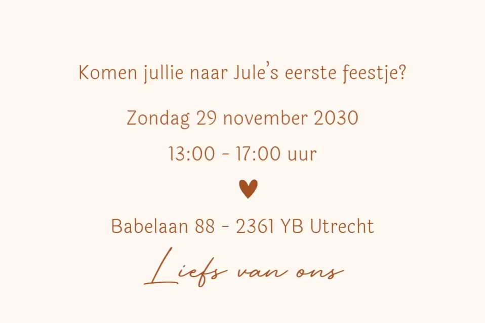 Gansje met feestmuts - Terug