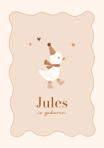 Staande enkele kaart