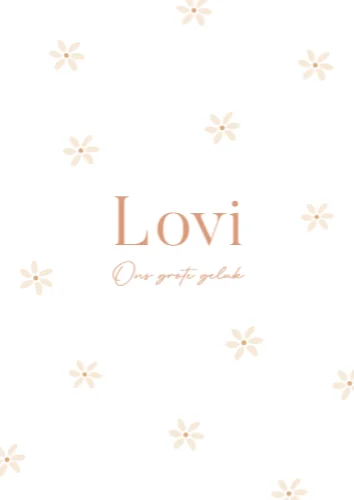 Staande enkele kaart