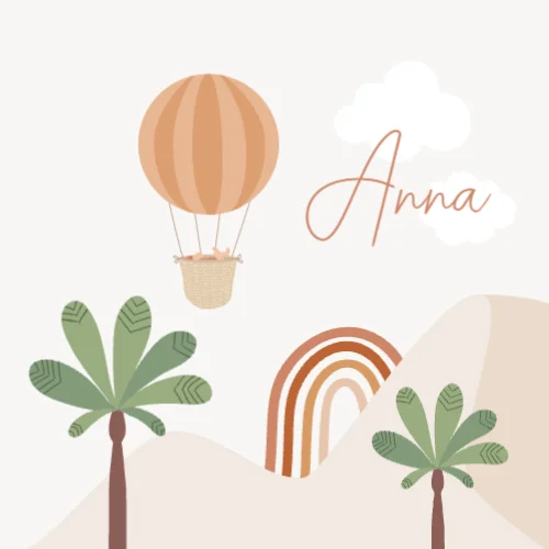 Vierkante gevouwen kaart