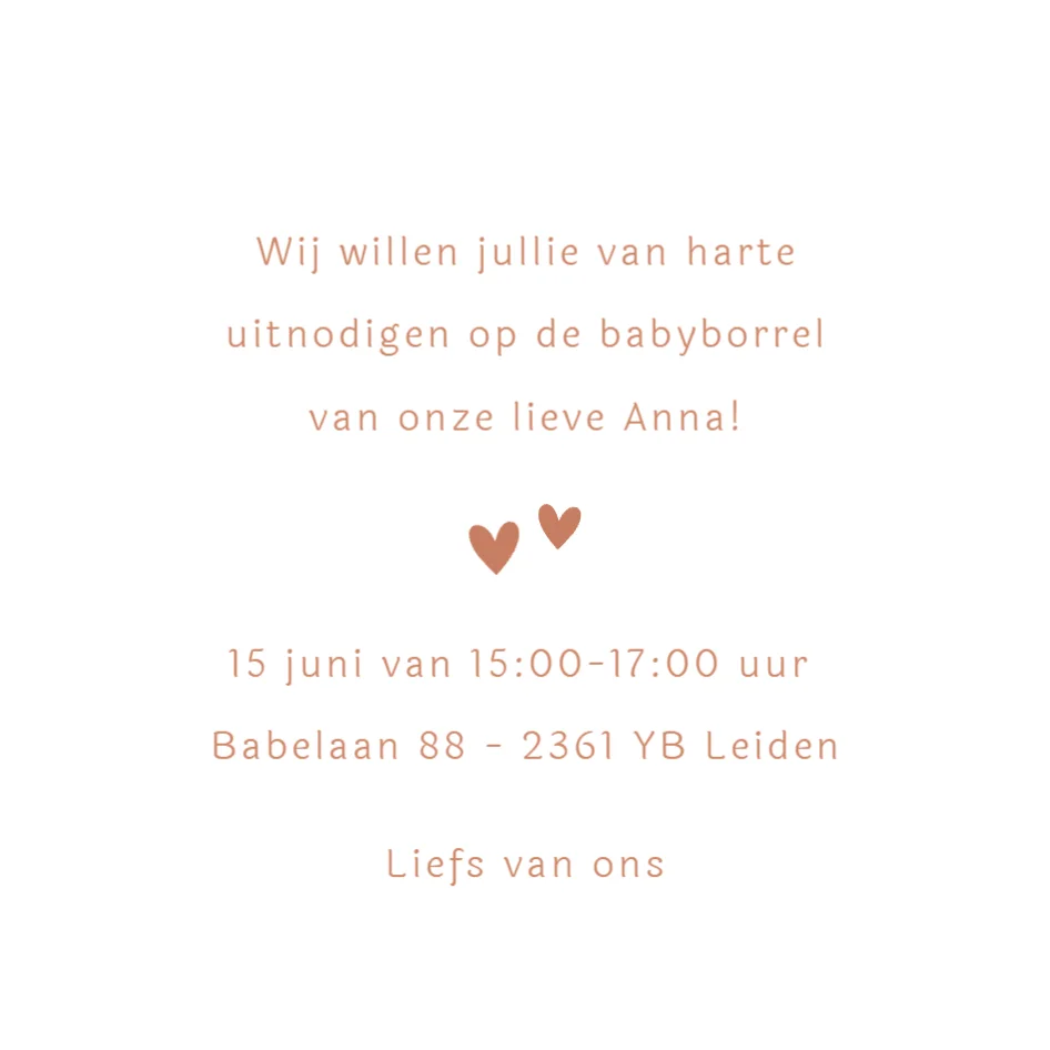 Luchtballon met baby - Terug