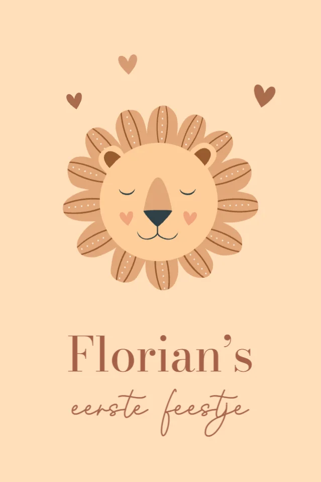 Leeuwtje met hartjes