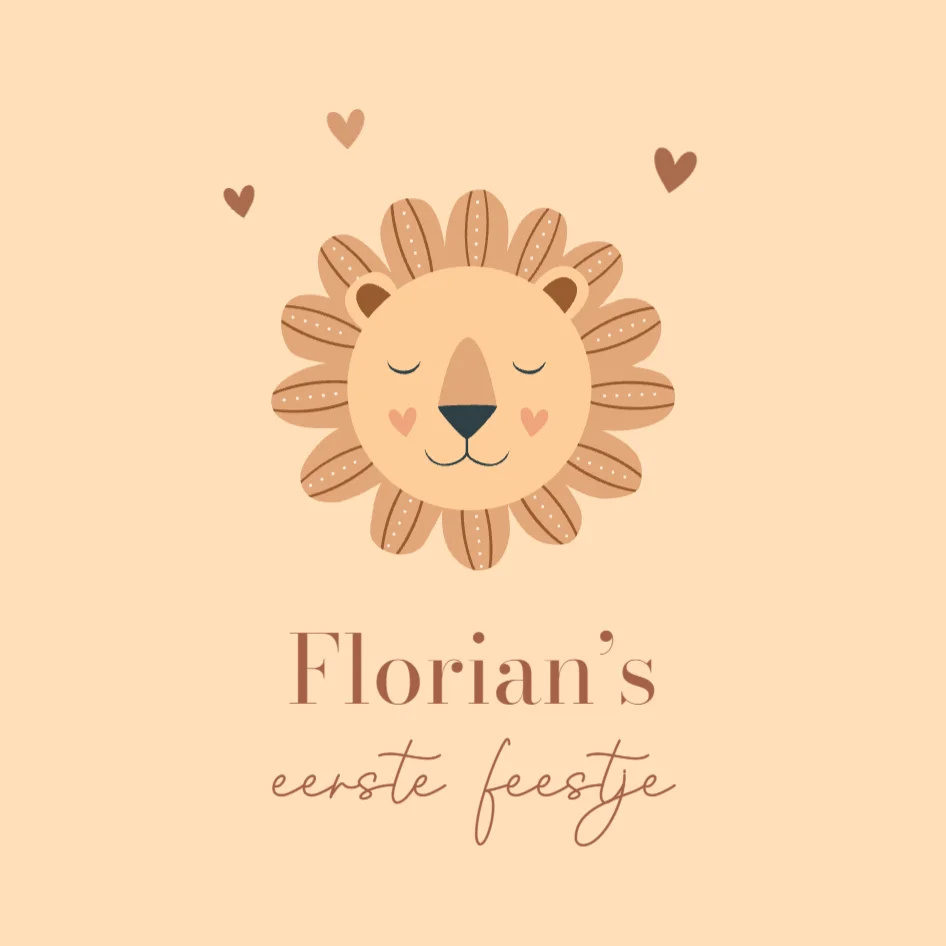 Leeuwtje met hartjes