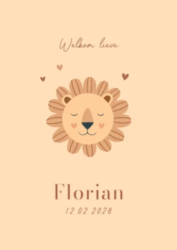 Staande enkele kaart