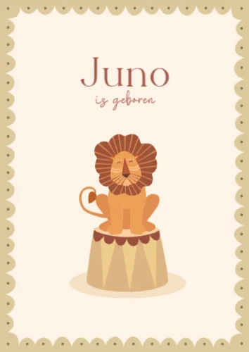 Staande enkele kaart