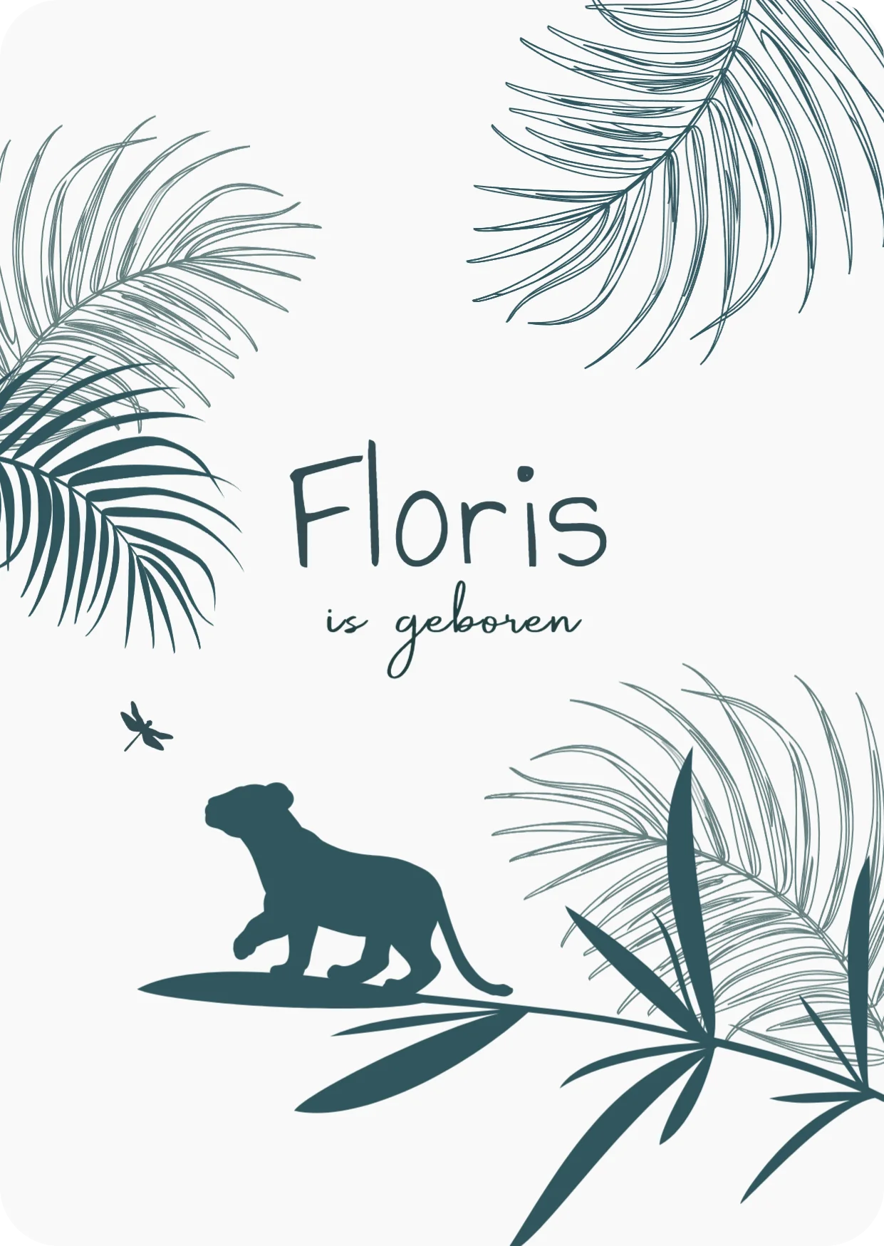 Jungle met welpje