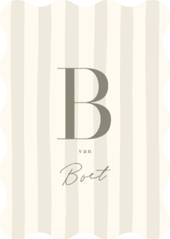 Staande enkele kaart