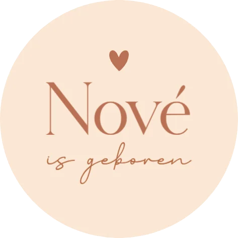 Geboortekaartje met giraf en grote zus