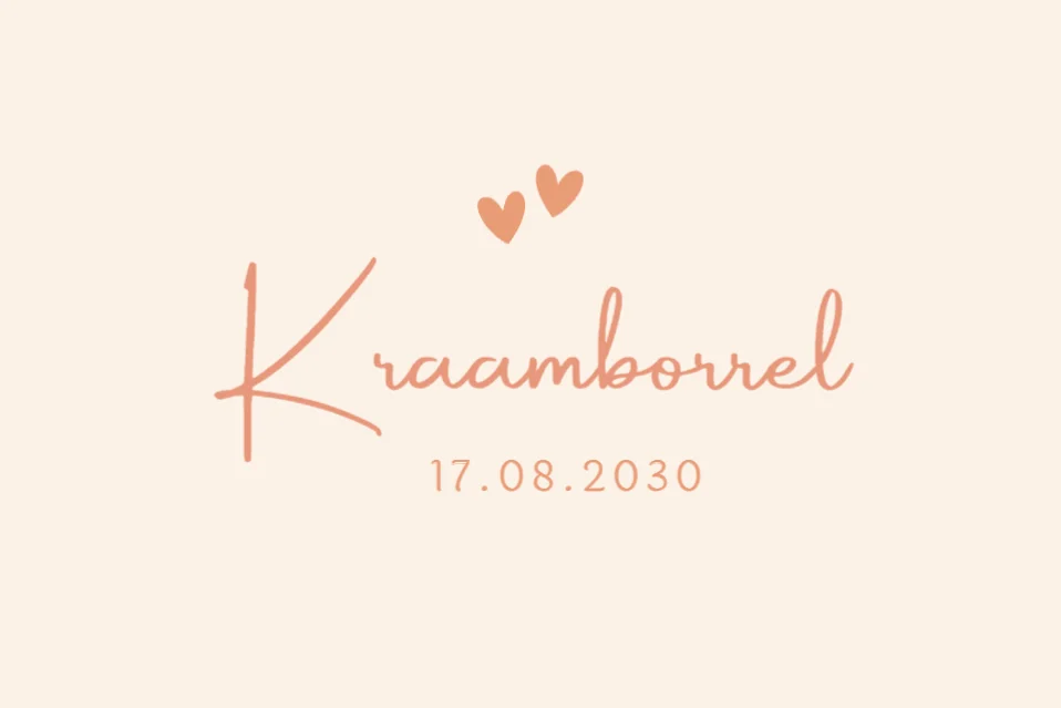 Eiland met wiegje en vlaggenlijntje