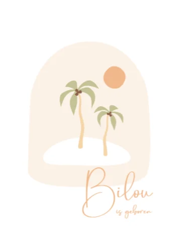 Staande enkele kaart