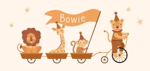 Liggende lange kaart