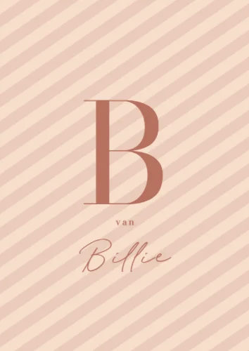 Staande enkele kaart