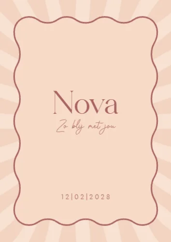 Staande enkele kaart