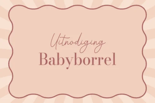 Babyborrelkaart