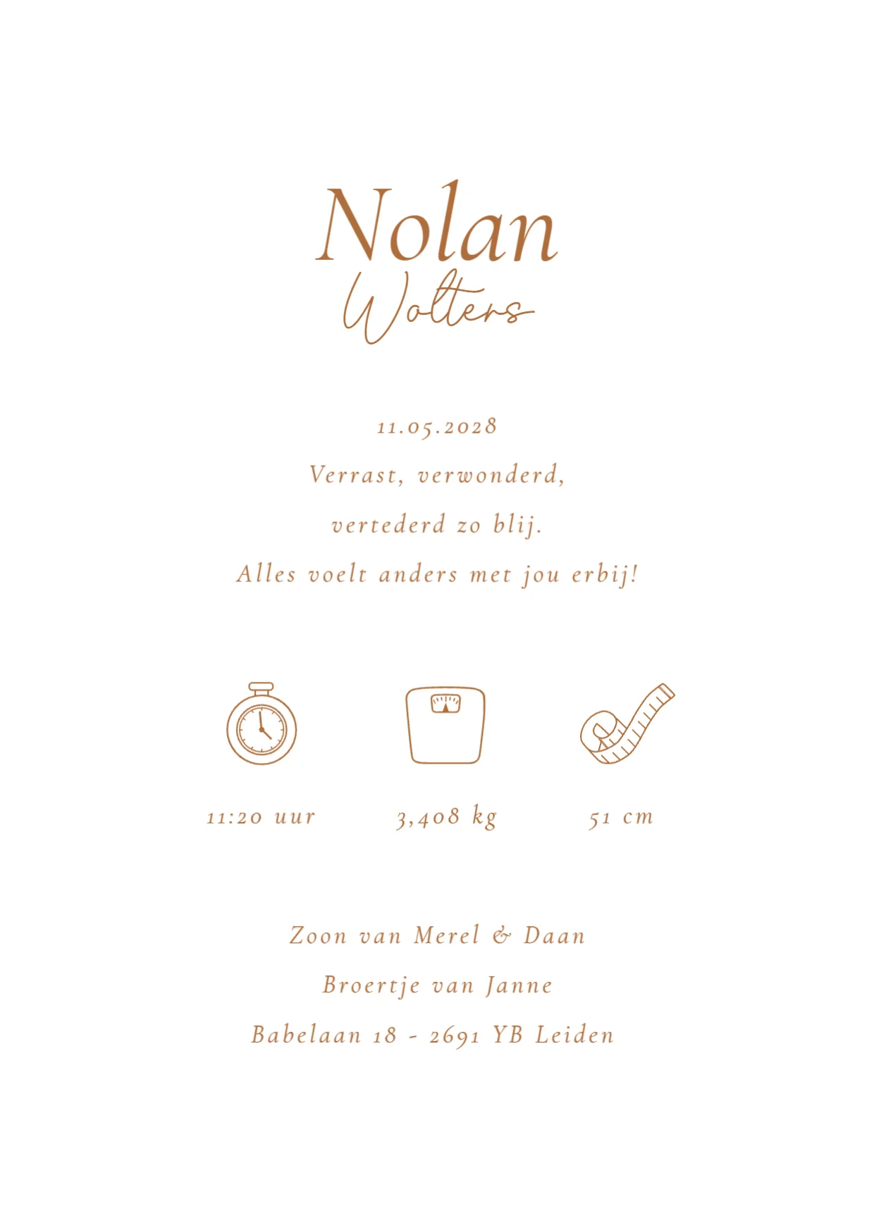 Babynestje binnenkant