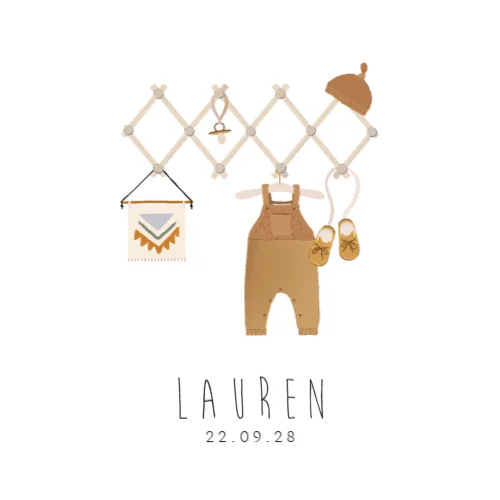 Vierkante gevouwen kaart