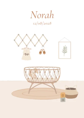 Staande enkele kaart