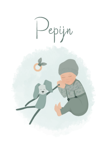 Staande enkele kaart