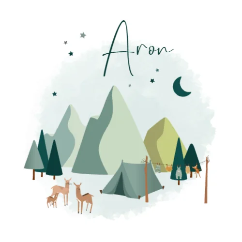 Vierkante gevouwen kaart