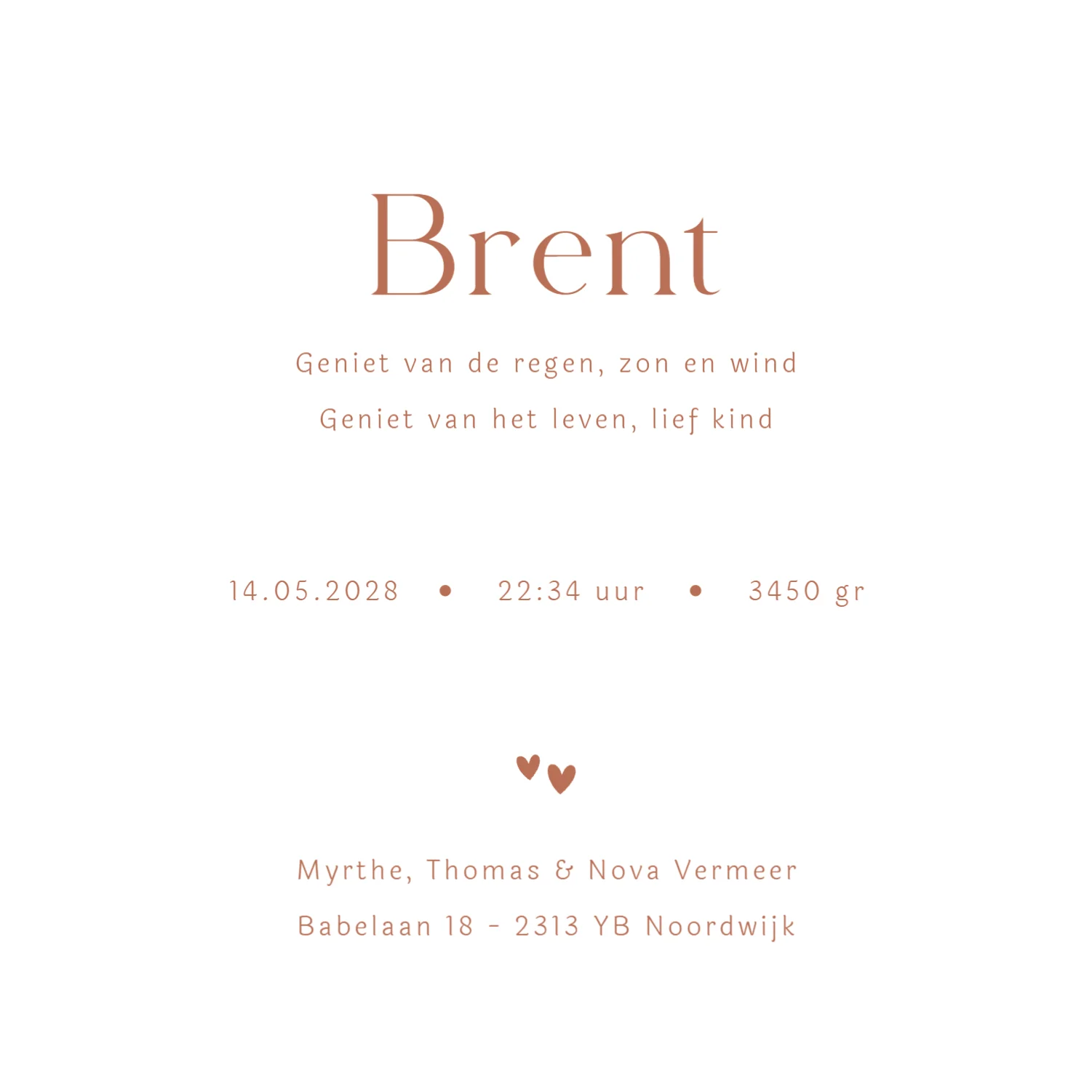 Grote Letter B Brent binnenkant