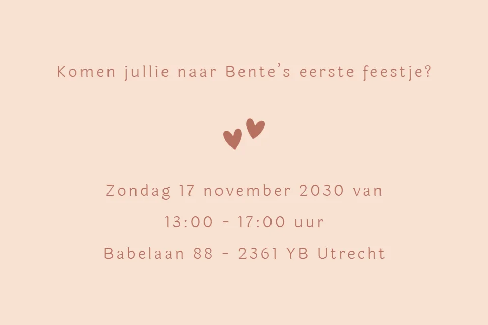 Bente in Roze Tinten - Terug