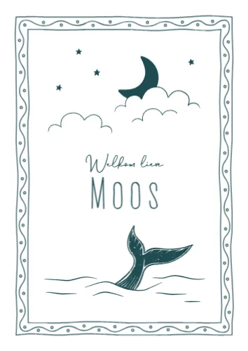 Staande enkele kaart