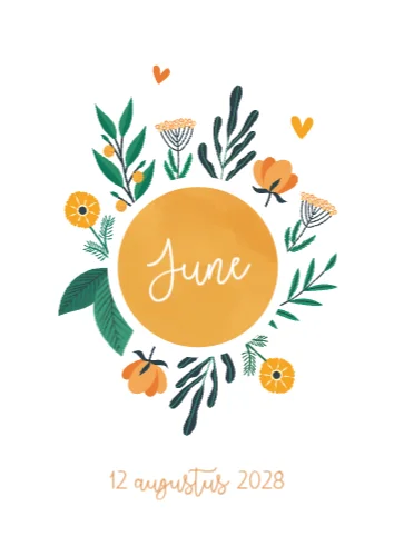 Staande enkele kaart