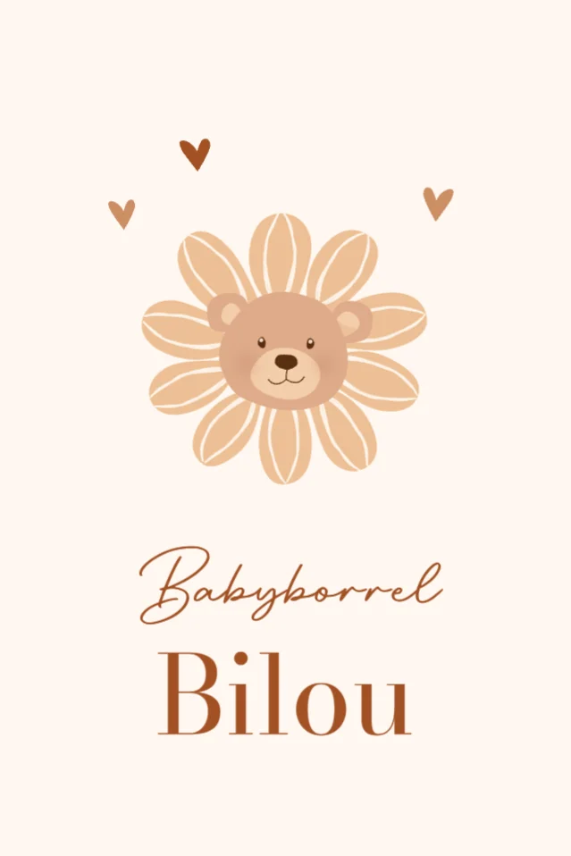 Beertje met Bloemblaadjes Krans