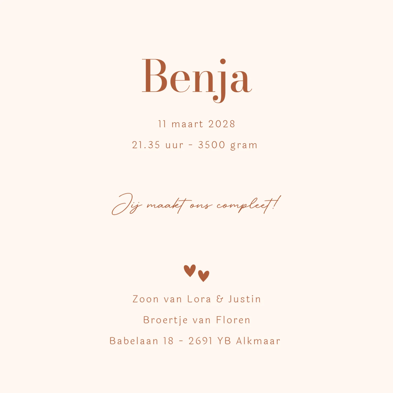 Beertje met Bloemblaadjes Krans binnenkant