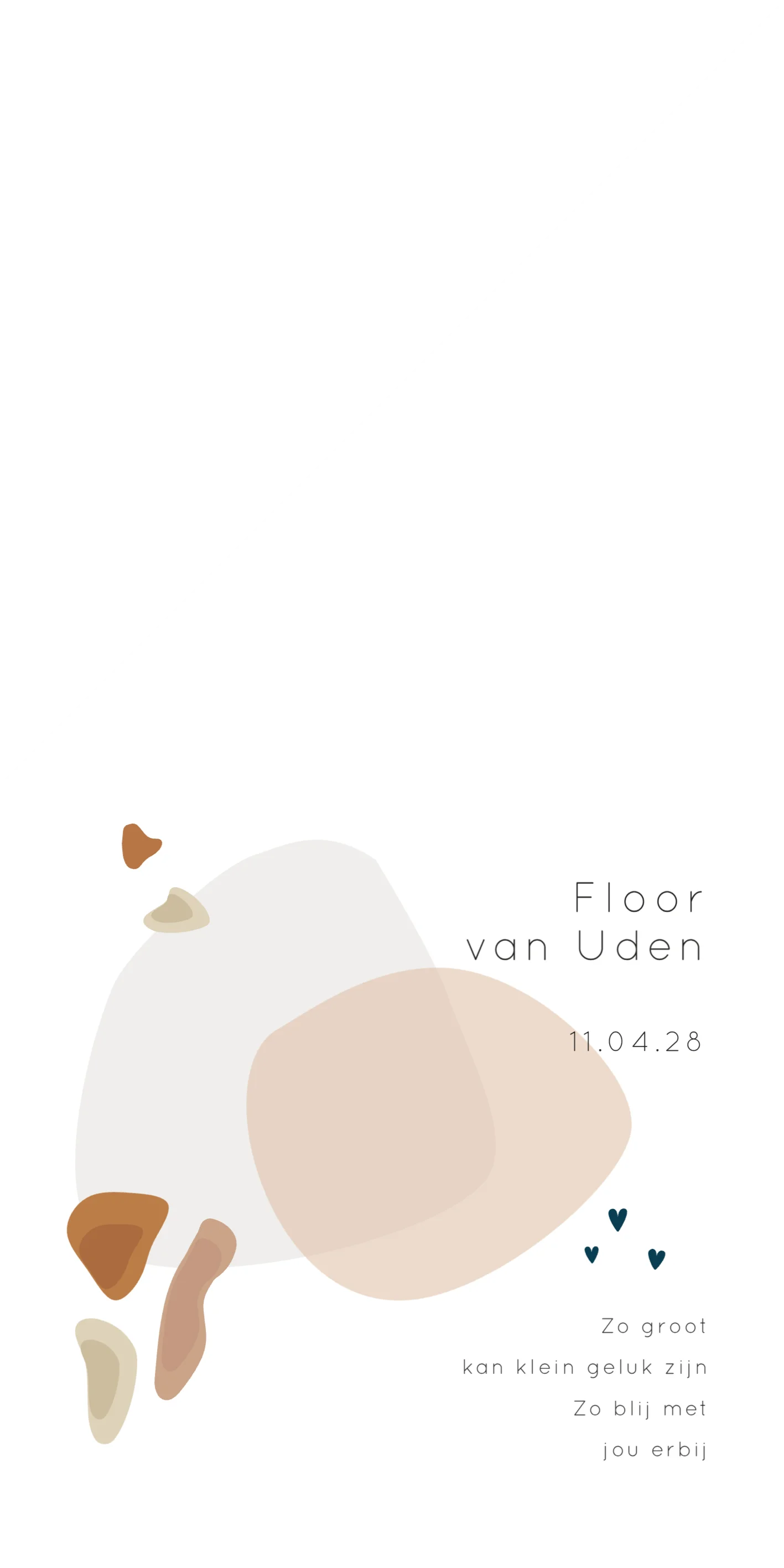 Abstracte Vormen met Hartjes