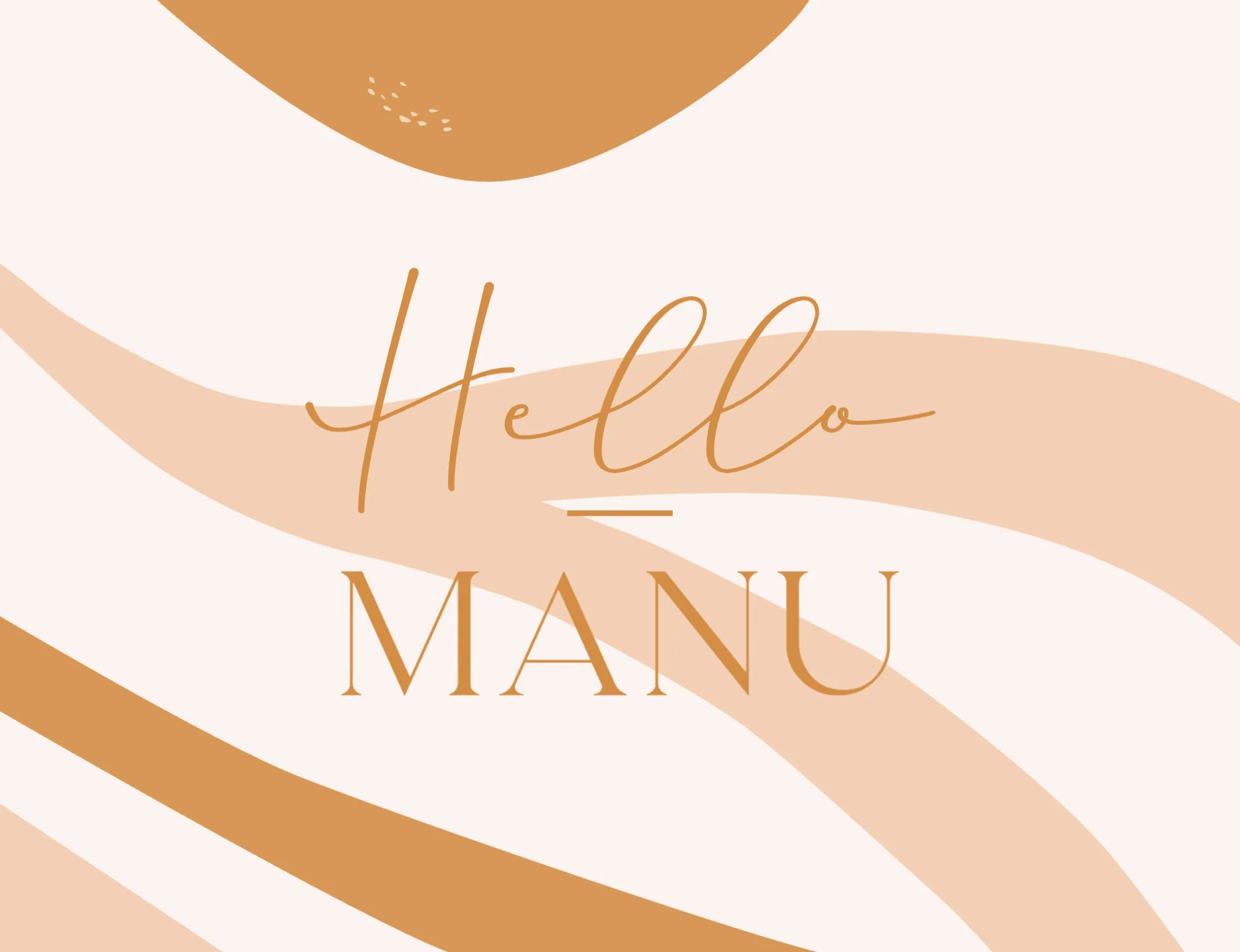 Hello met Abstracte Vormen