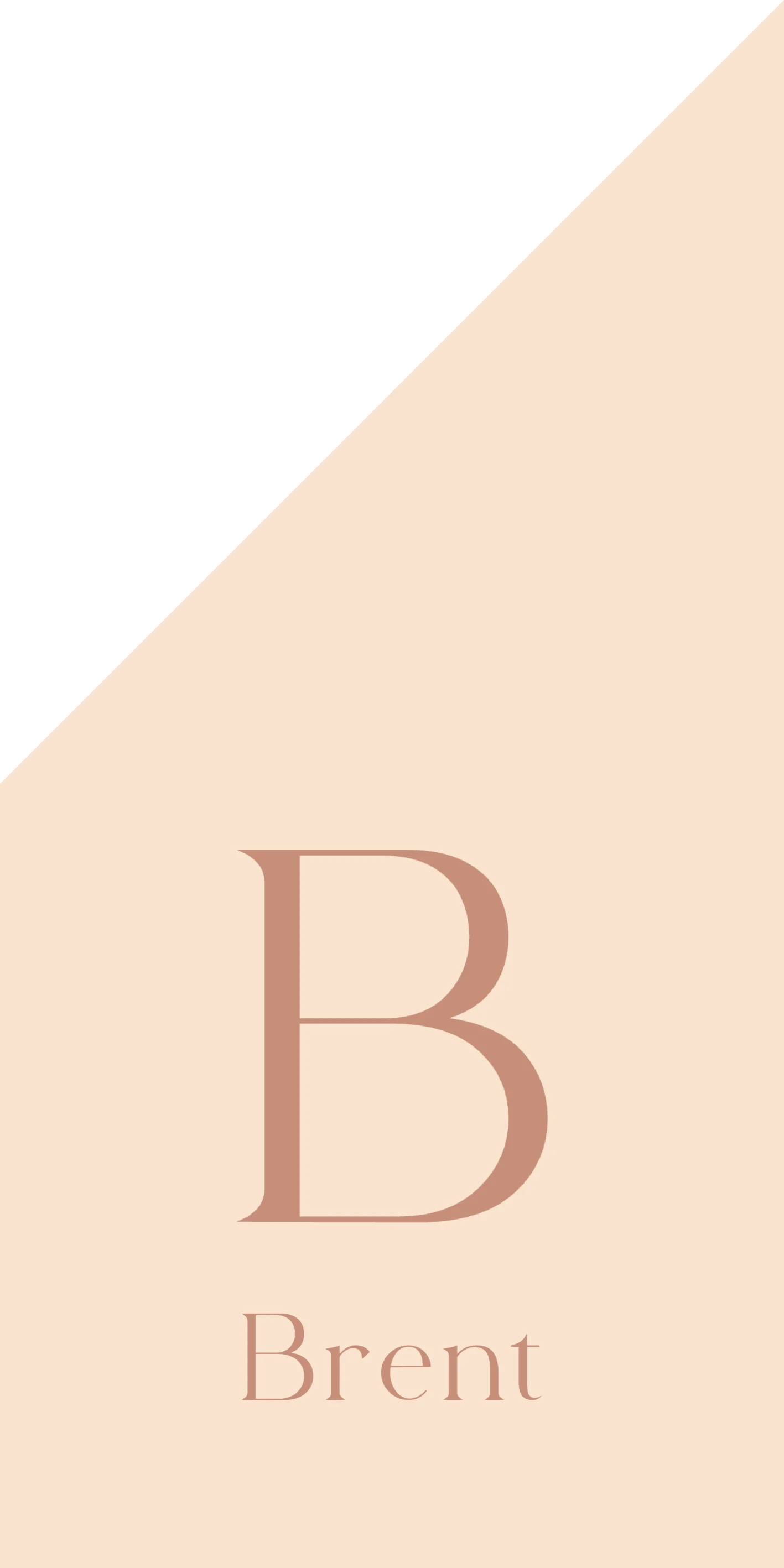 Grote Letter B Brent