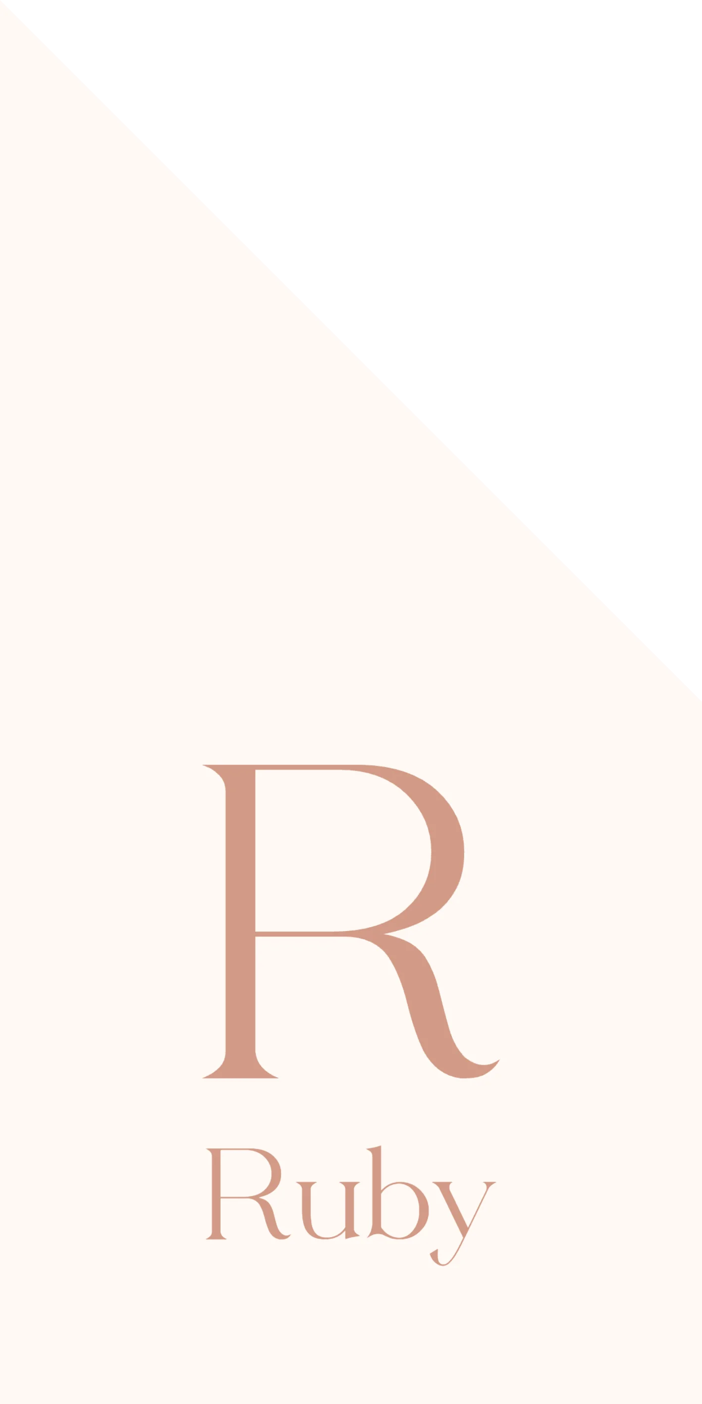 Initiaal R met Ruby - Terug