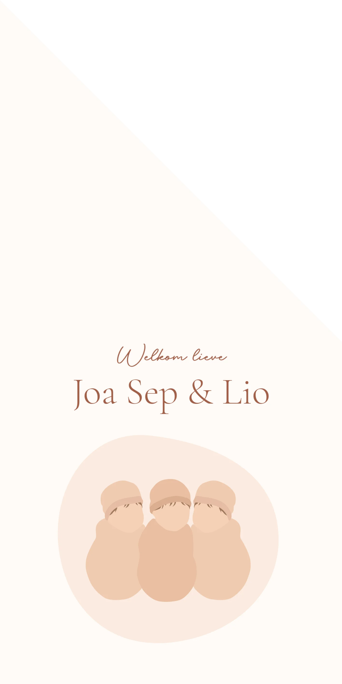 Illustratie Drieling - Terug