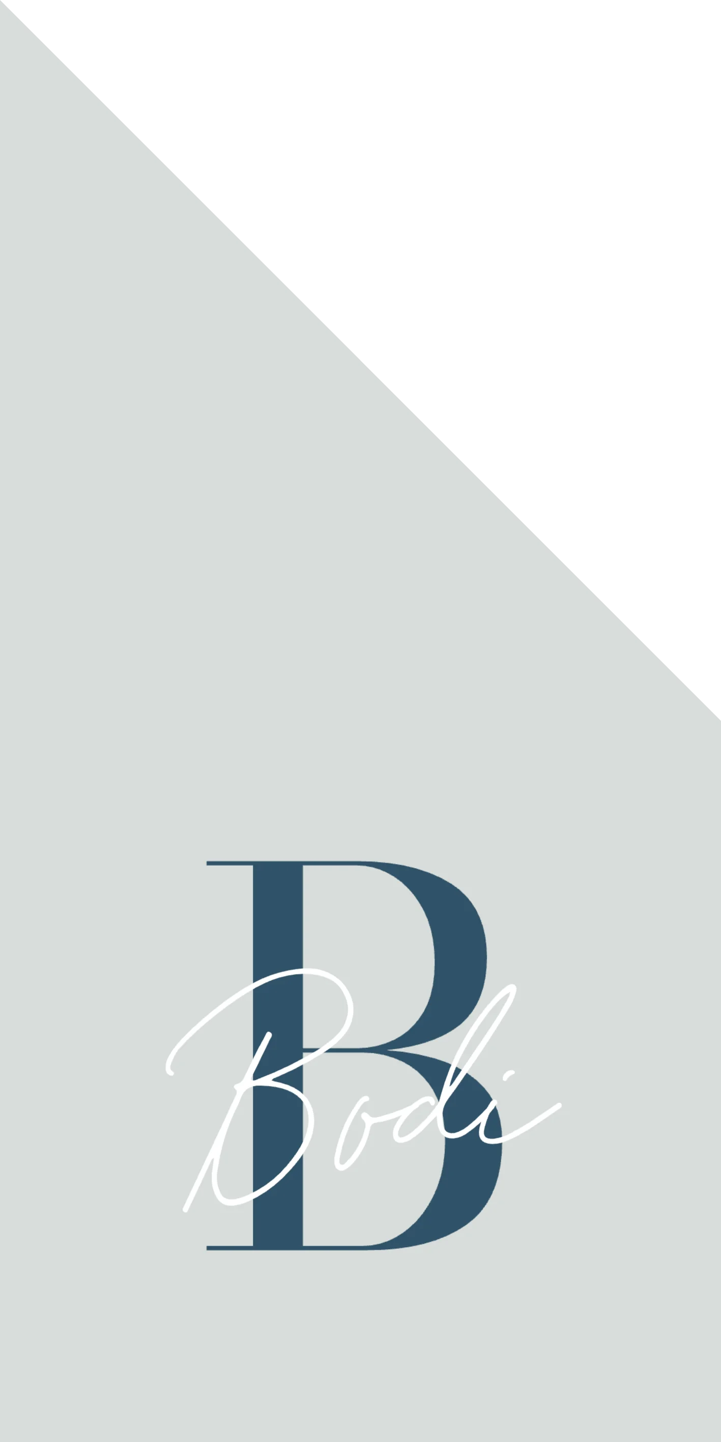 Initiaal met naam - Terug