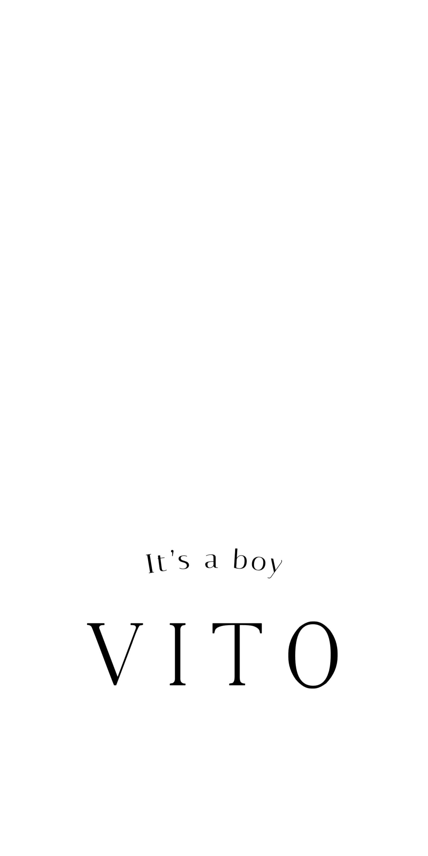 It's a boy - Terug