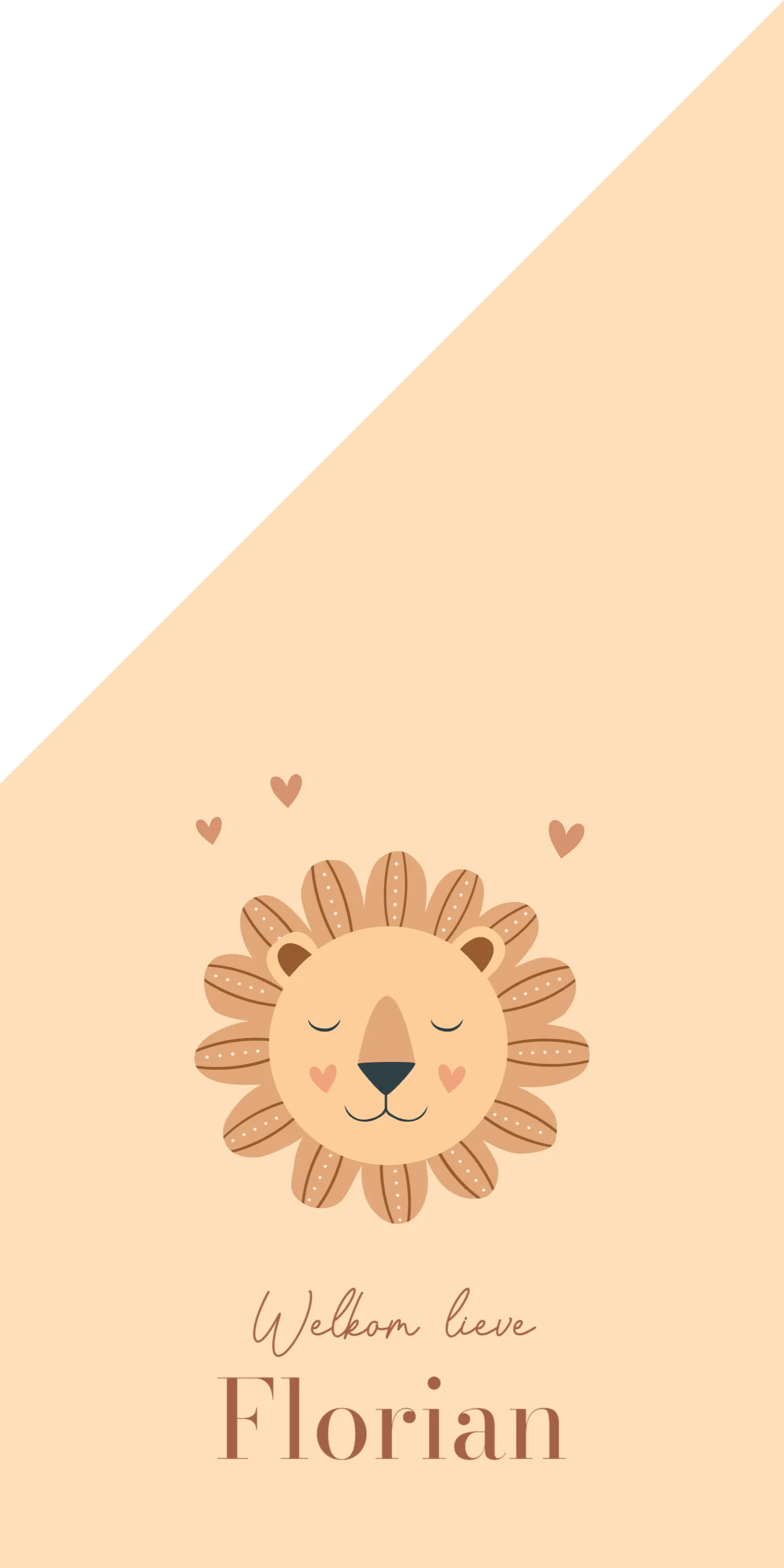 Leeuwtje met hartjes