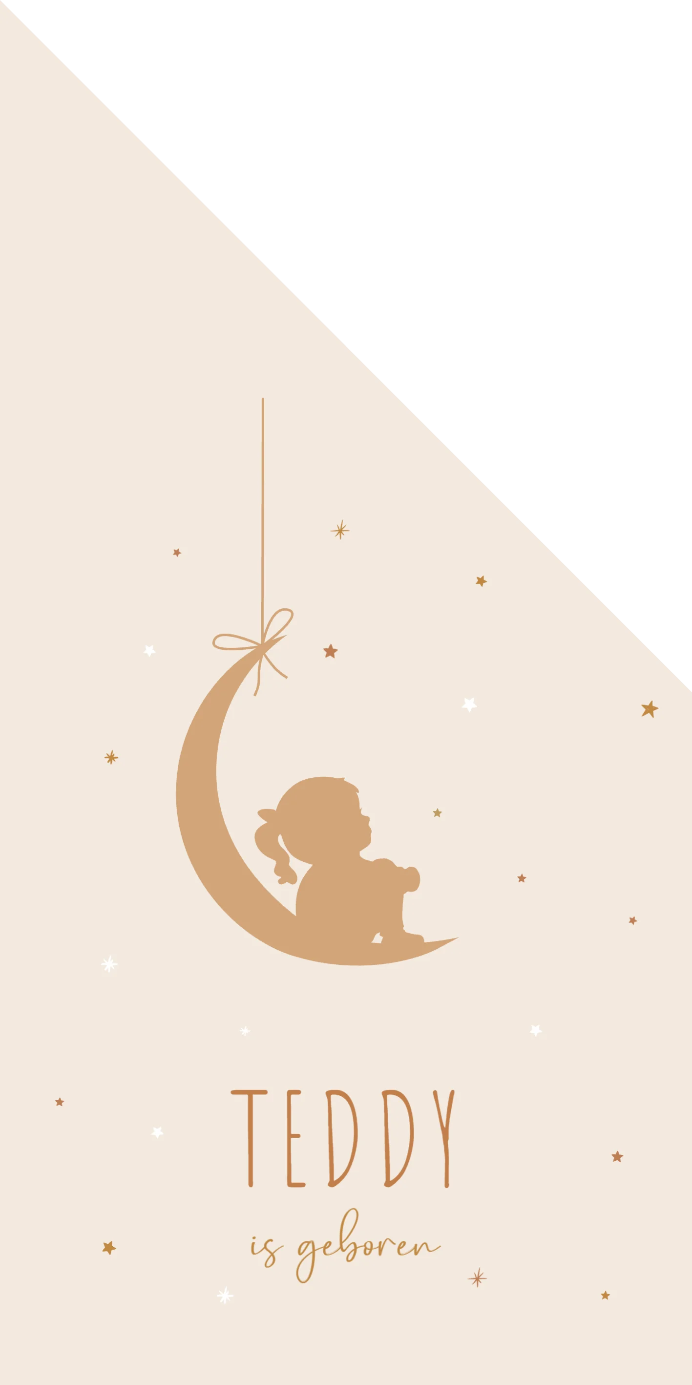 Silhouet maan - Terug