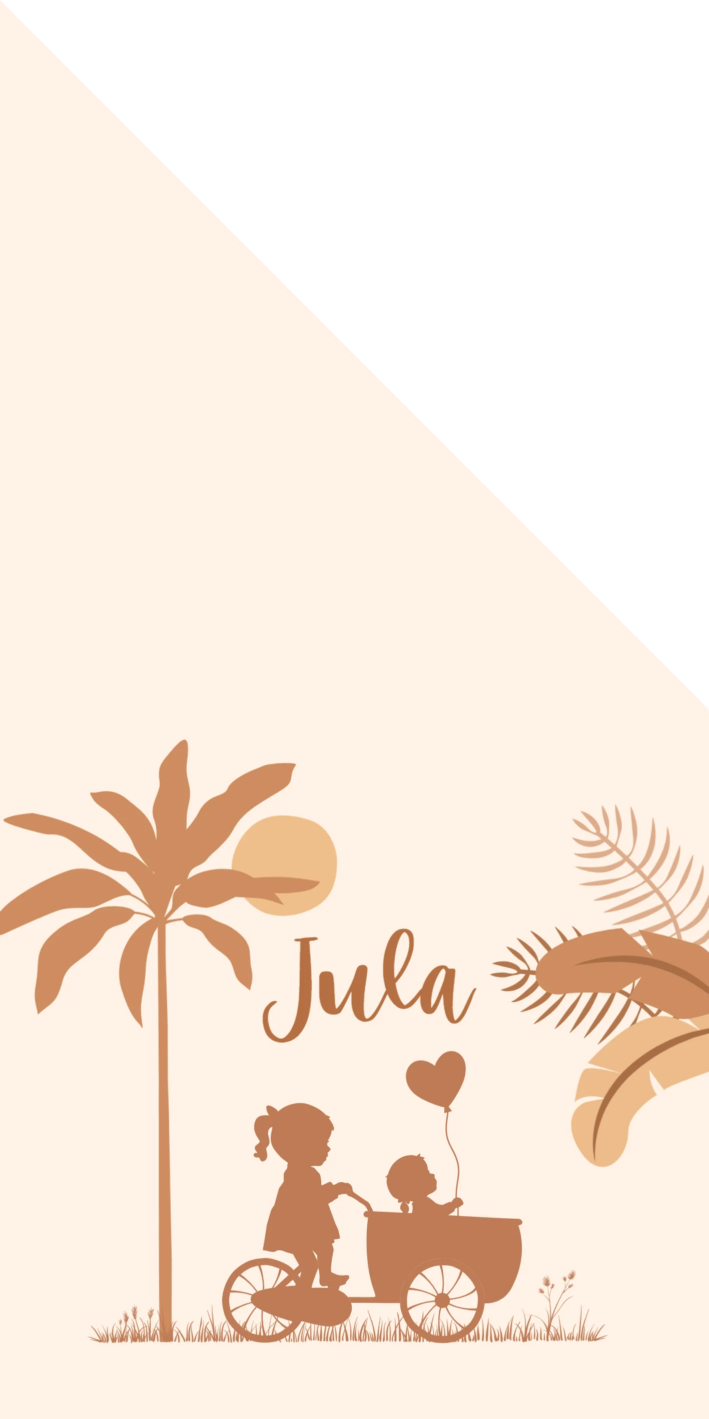 Silhouet zusjes - Terug