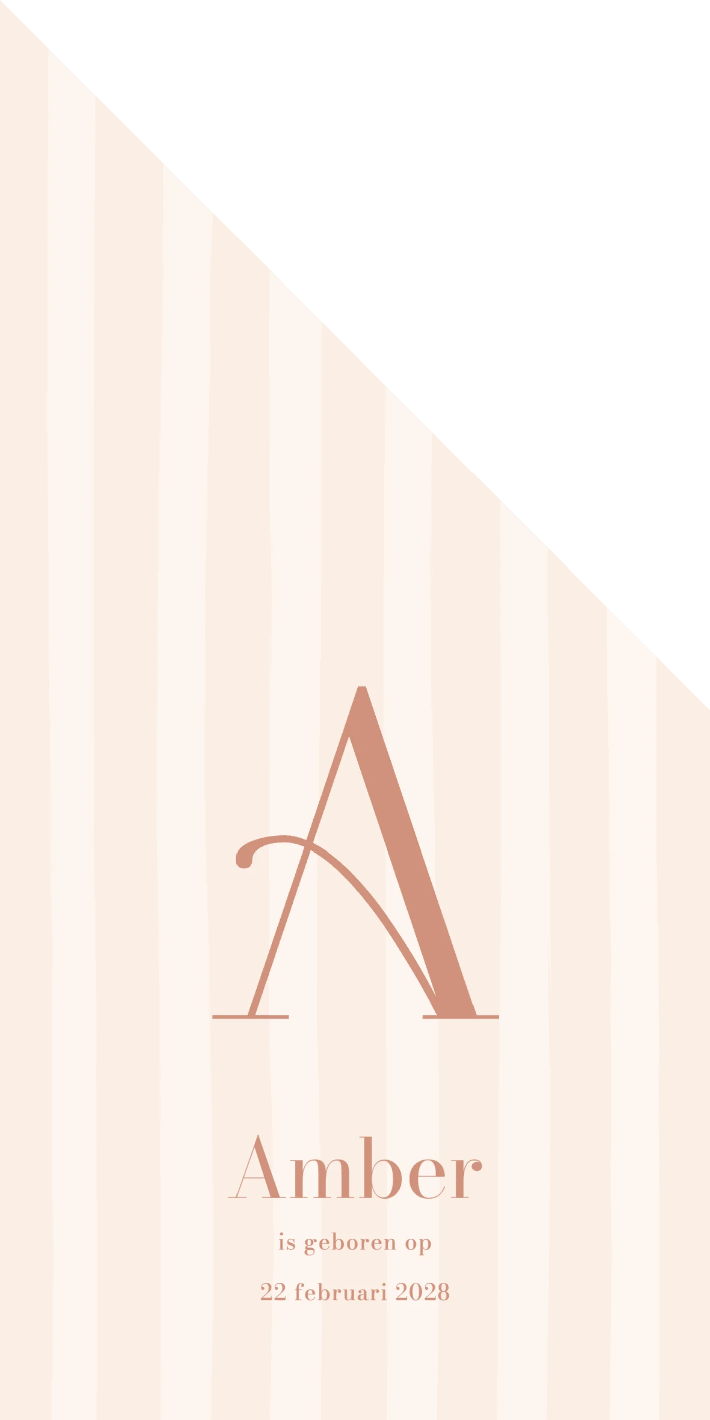 Initiaal voor een meisje - Terug