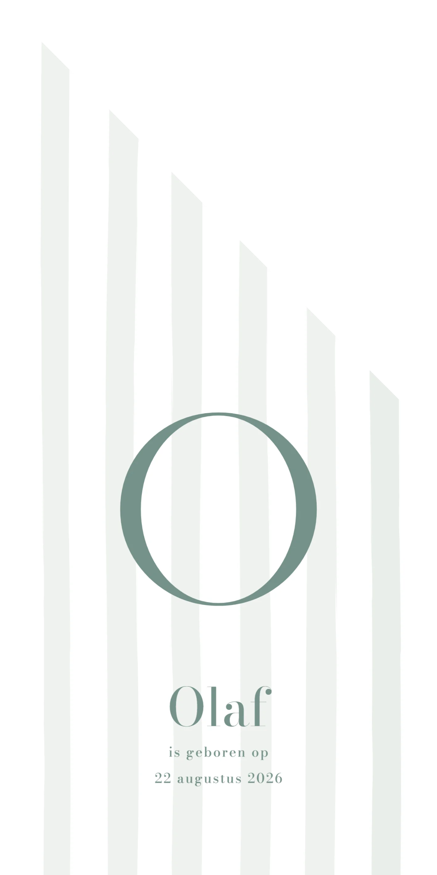 Initiaal met naam - Terug