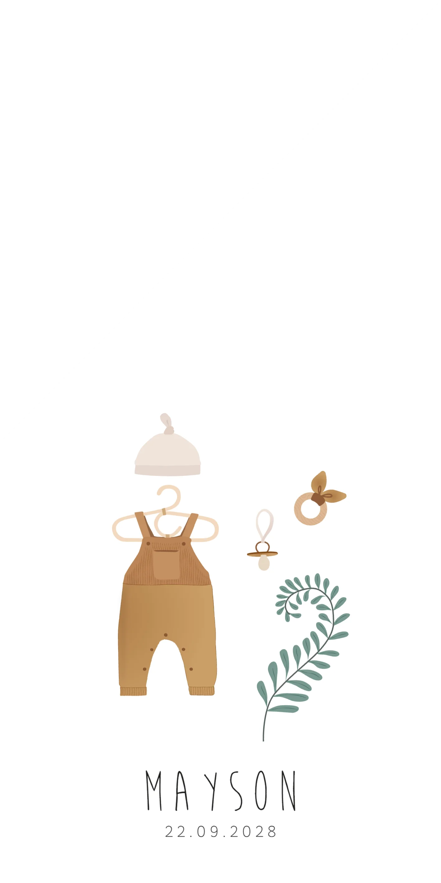 Bruine Tuinbroek met Takjes