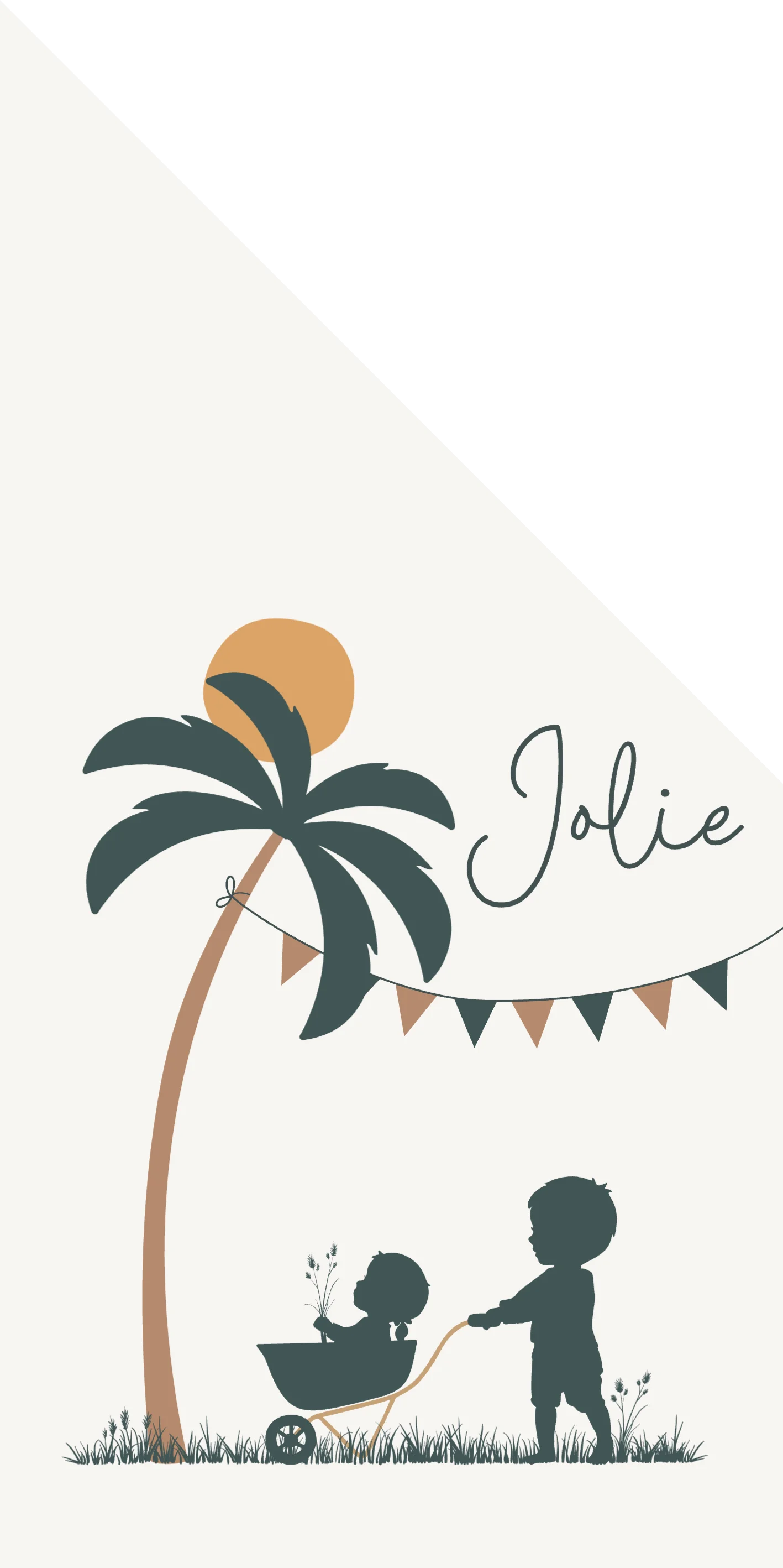 Tropisch silhouet - Terug