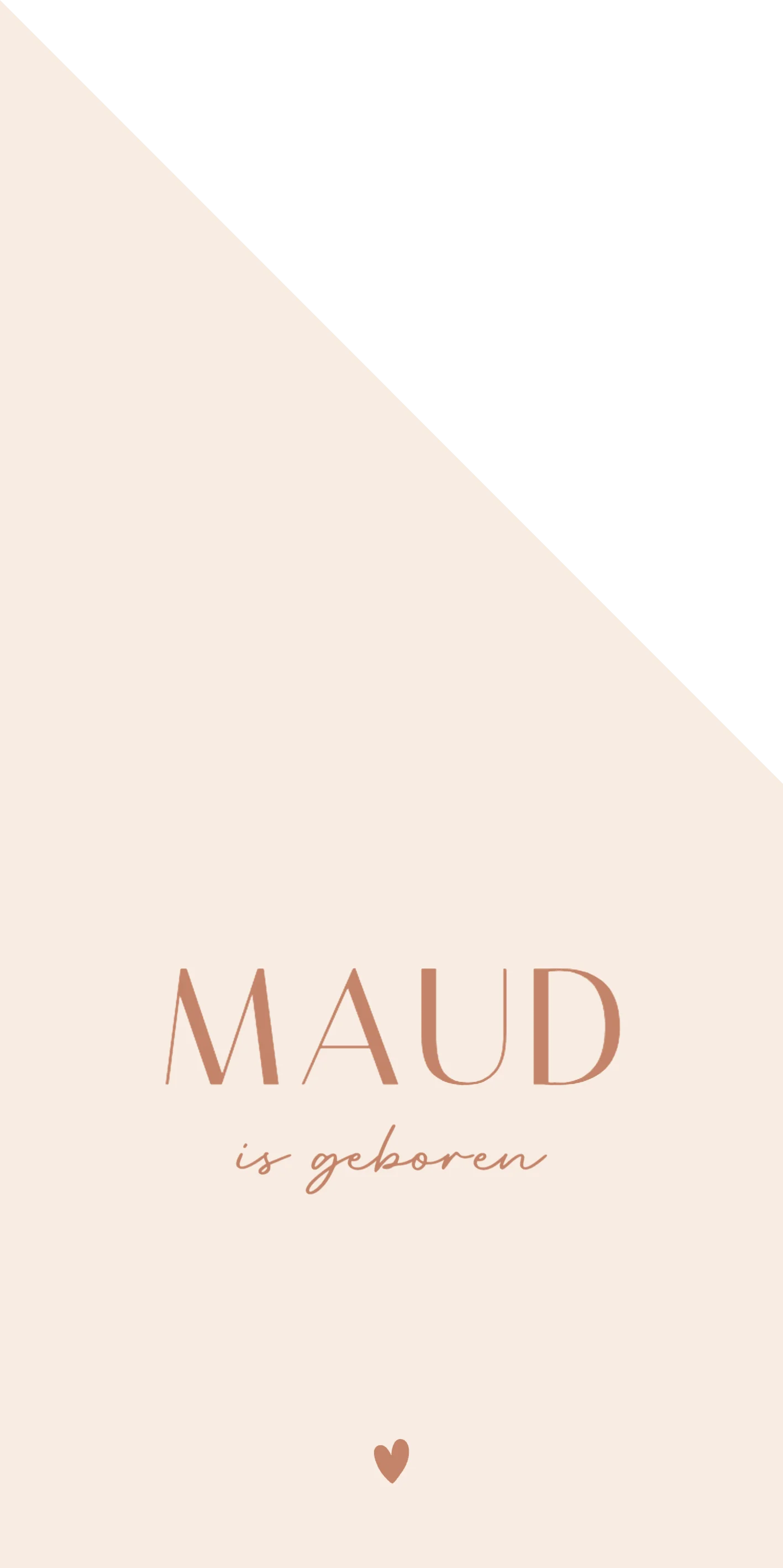 Basic naam met hartje - Terug