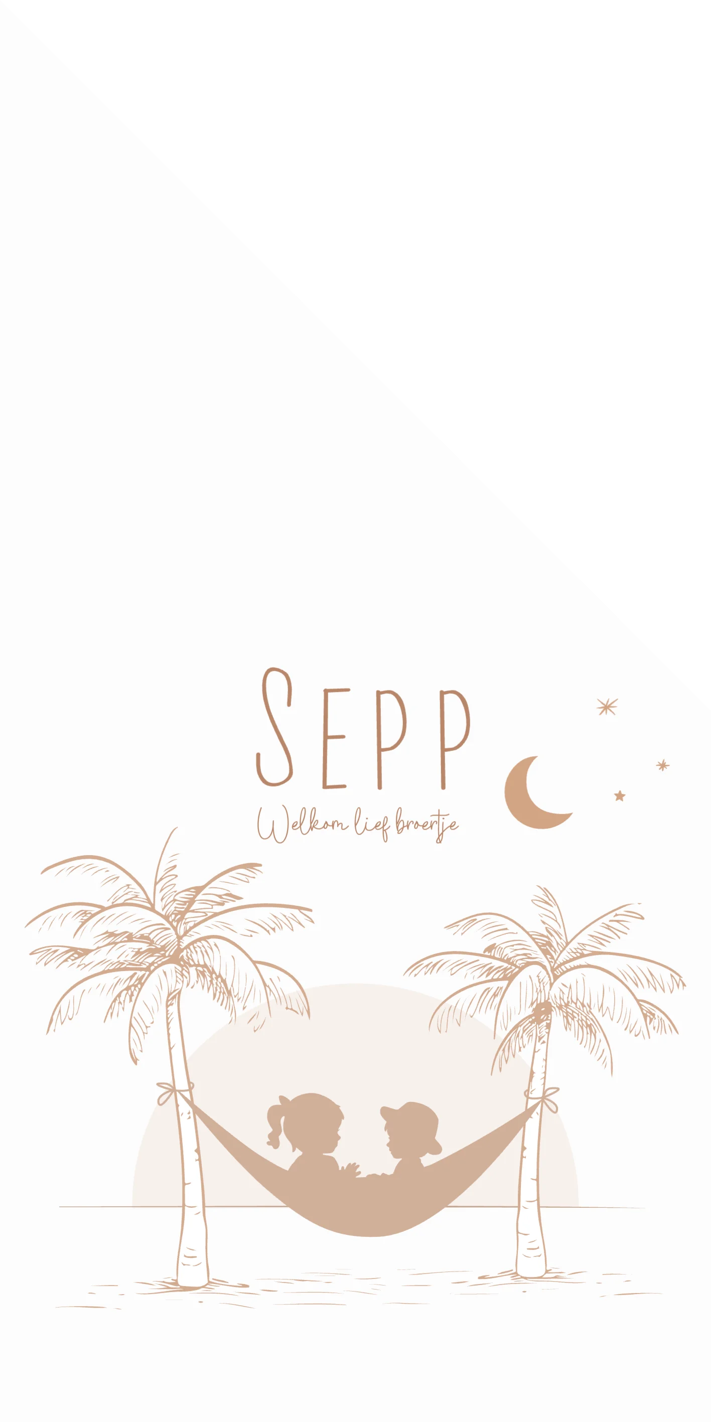 Silhouetjes hangmat - Terug