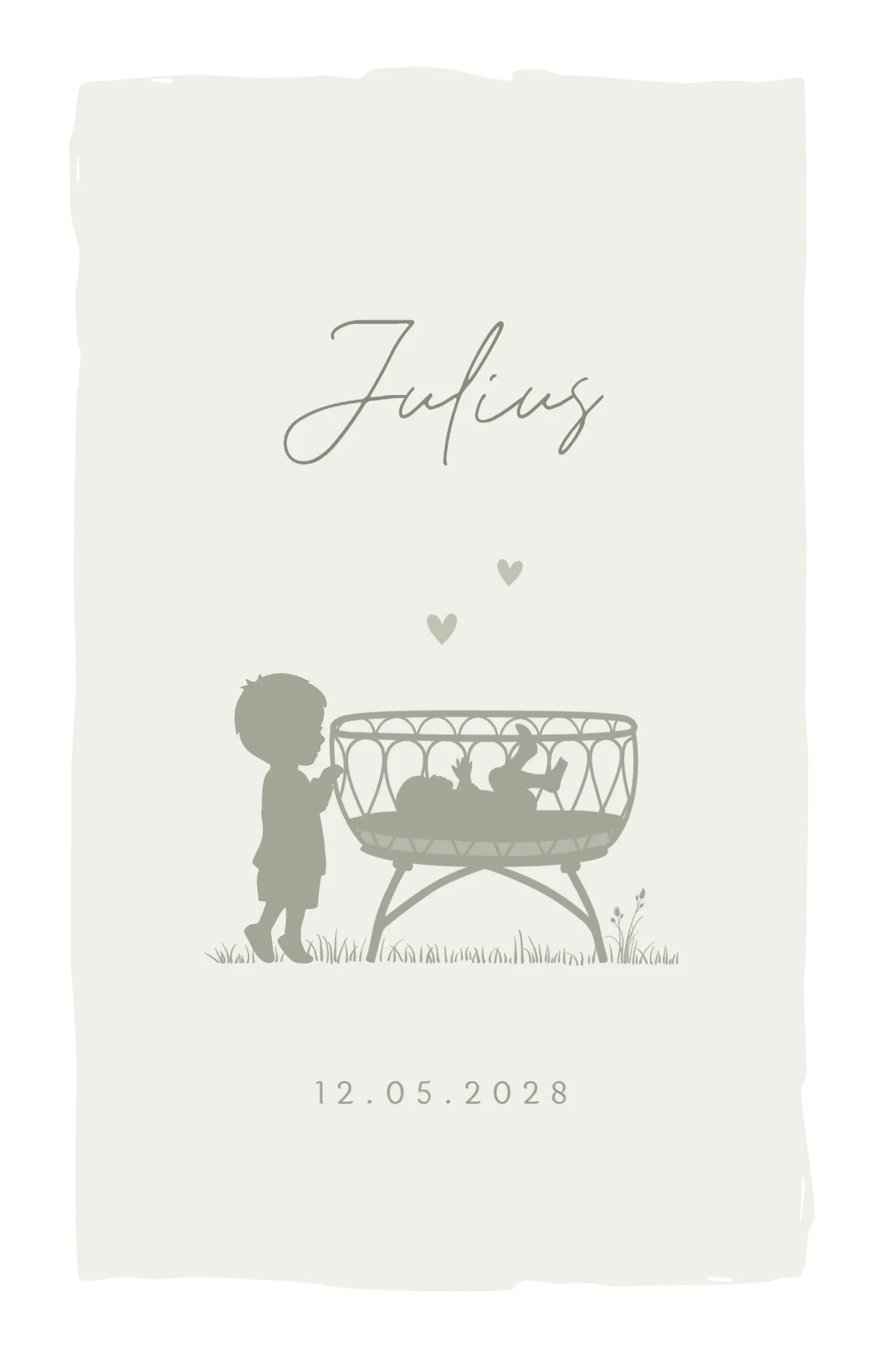 Silhouet grote broer