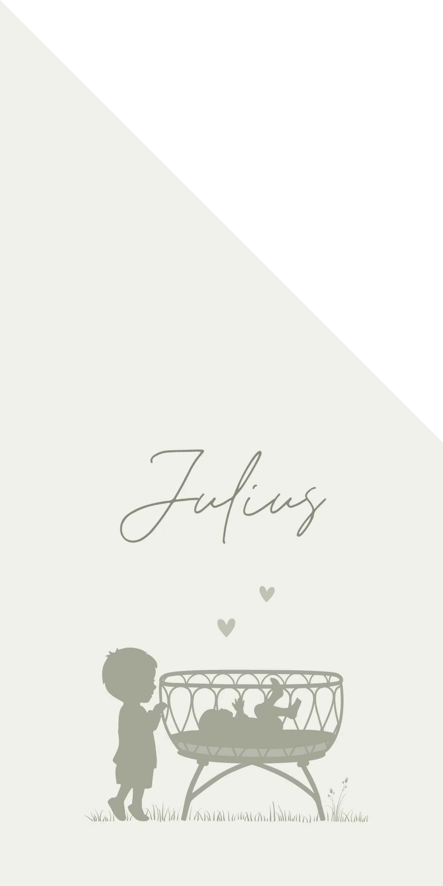 Silhouet grote broer - Terug